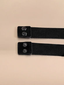 Etoivie Party 1pc Women Rhinestone Glamorous Belt For Dress Decoration Halloween Summer, School Fall, Autumn, Halloween Halloween - Black - View 3