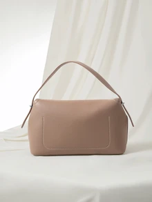Clariva 1pc Khaki T-Lock Letter Crossbody Bag For Women,Suitable For Women, Commuting To Work And Outdoor Use - Khaki - View 2