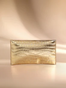 Etoivie New Lightweight Luxury Niche Versatile Clutch Bag, Fashionable Clutch Bags For Woman Halloween - Gold - View 2