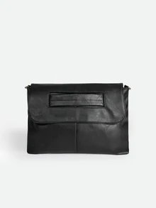 CHICVUE 1pc Women's Fashion Vintage Crossbody Bag. Urban Fashion - Black - View 1