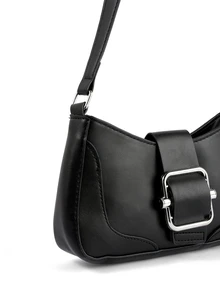 Rollcall Retro Armpit Shoulder Bag, Bag For Daily Use, With Wallet And Phone Pouch, Lightweight And Essential For Travel - Black - View 4