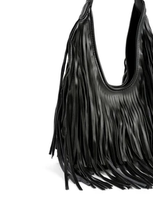 Rollcall 1pc Women's Tassel Handbag, Fashion Shoulder Bag, Soft PU Leather Casual Shoulder Bag - Multicolor - View 4