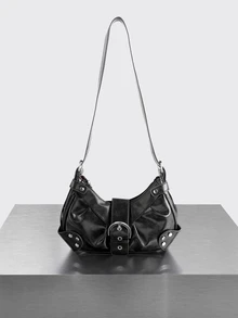 Rollcall New Fashion Decorative Handbag Shoulder Bag, Suitable For Parties, Outings - Black - View 1