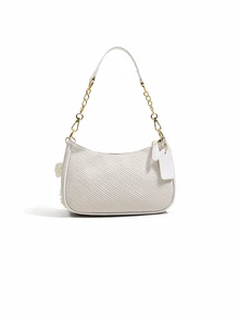 Trivaya New Fashion Classic Women's Shoulder Bag, Made Of Multi-Functional Waterproof PU Material - Beige - View 3
