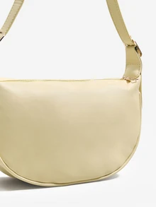 Trivaya Large Capacity Versatile Casual Niche Design Minimalist Solid Color Zipper Shoulder Crossbody Saddle Bag, Commuter Dumpling Bag - Multicolor - View 5