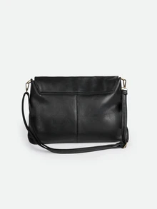 CHICVUE 1pc Women's Fashion Vintage Crossbody Bag. Urban Fashion - Black - View 3