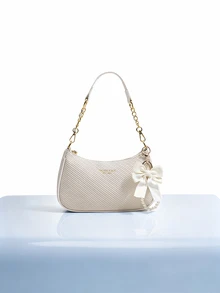 Trivaya New Fashion Classic Women's Shoulder Bag, Made Of Multi-Functional Waterproof PU Material - Beige - View 1