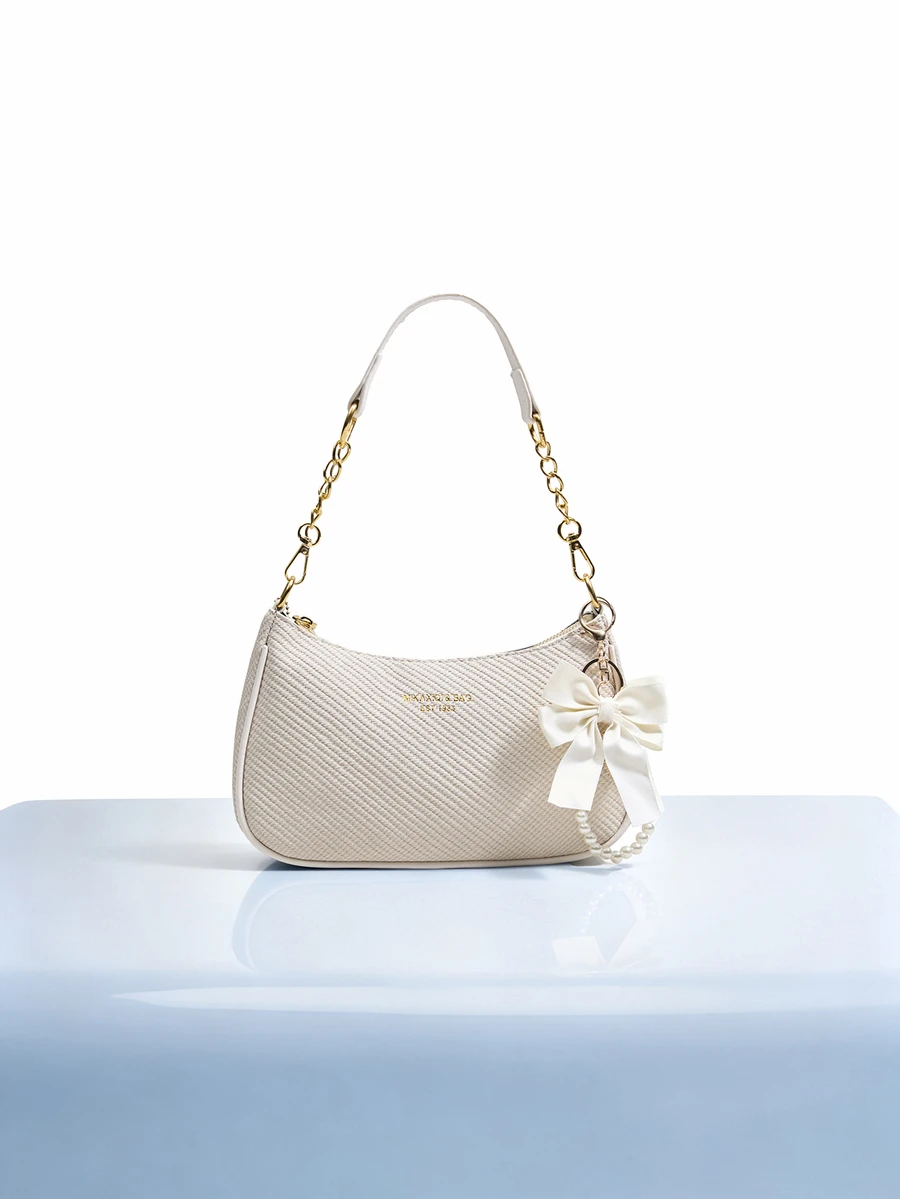 Trivaya New Fashion Classic Women's Shoulder Bag, Made Of Multi-Functional Waterproof PU Material - Beige - View 1