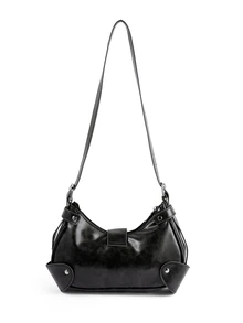 Rollcall New Fashion Decorative Handbag Shoulder Bag, Suitable For Parties, Outings - Black - View 3
