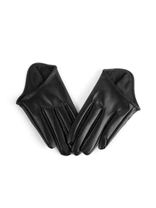 Rollcall Party 1pair Minimalist Solid Gloves - Black - View 3