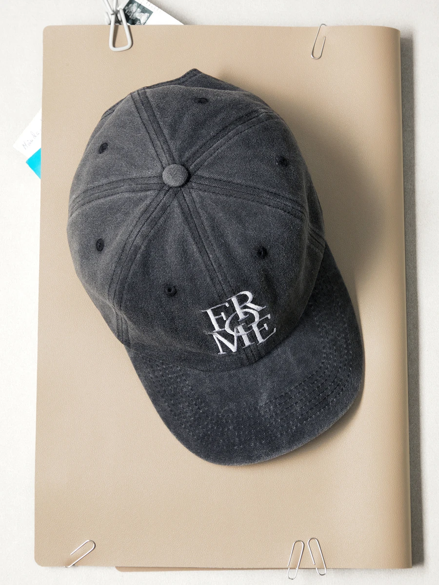 Okurime. 1pc Washed Letter 3D Embroidery Baseball Cap, Unisex Outdoor Sports Sun Protection Hat, Commuting Snapback Hat For Street - FROME - View 1