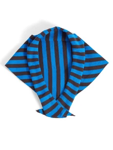 Okurime. 1Pc Women Classic Striped Knit Scarf, Korean Versatile Shawl Headband, Fashion Accessory For Daily Dresses - Multicolor - View 2