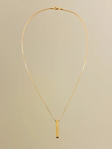 NobleVue Geo Charm Necklace - Yellow Gold - View 1