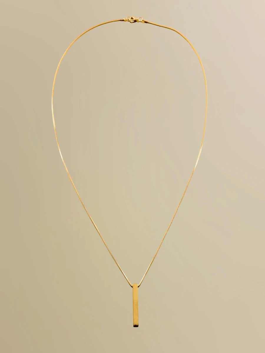 NobleVue Geo Charm Necklace - Yellow Gold - View 1