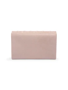 Rylithe Tas Clutch Malam Wanita Beludru Beige, Tas Tangan Pesta Formal dengan Tali Rantai yang Dapat Dilepas, Perlengkapan Pernikahan, Pengantin - Aprikot - View 4