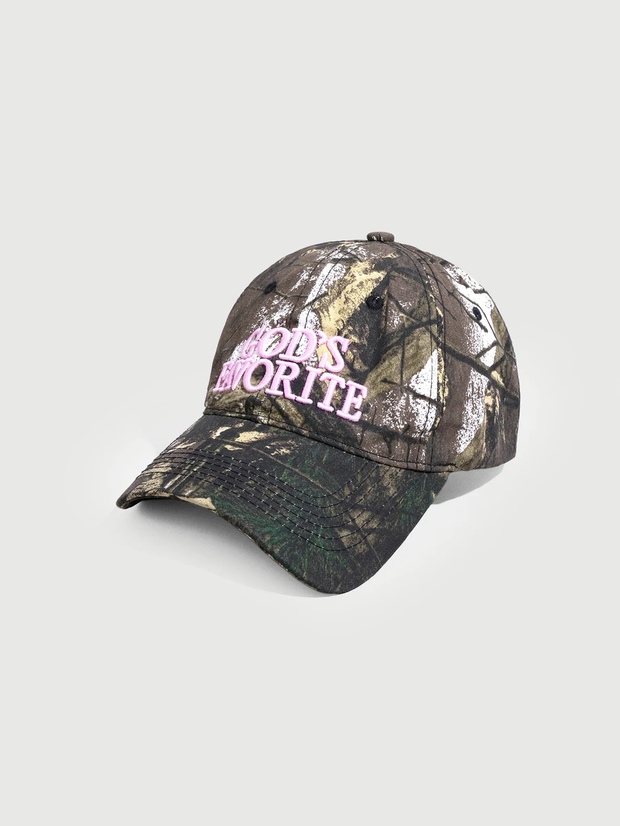 DareSee God's Favorite Embroidered Camo Splatter Print American Baddie Baseball Cap, Streetwear Snapback (Printed Pattern And Hang Tag Random) - A - View 1