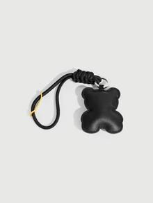 DareSee Skeleton Animal Bag Charm Keychain, Black And White Zinc Alloy Key Ring, Gothic Style Backpack Pendant, INS Style Handbag Accessory - Multicolor - View 2