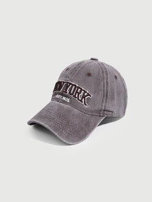 DareSee 1pc Unisex Outdoor Embroidered "New York" Adjustable Baseball Cap, Sun Protection, Casual, Suitable For Spring/Fall Travel, Beach - Baseball Cap - View 3