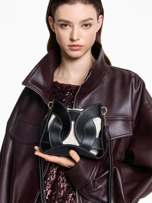 CHICVUE New Drawstring Mini Bucket Bag For Women, Brown Fashionable Vintage Versatile Shoulder Crossbody Small Bag - Black - View 1