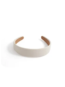 Okurime. 1pc Women's White Fashion Versatile Headband, Suitable For Daily Outings, Bathing, Face Washing And Matching Clothes - White - View 3