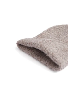 Okurime. 1 Knitted Hat, Winter Long Beanie, Slouchy Style, Warm Ear Protection Cap For Women Casual - Khaki - View 3