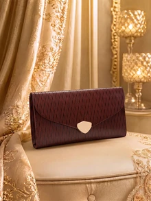 Farahzel 2026 Spring New Minimalist Fashionable Women's Casual Commute Solid Color Korean Style High-Quality Handbag - Coffee - View 1