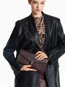 CHICVUE Unique Niche Design Casual Chic 2026 New Fashion Versatile Shoulder Crossbody Bag - Coffee - View 4