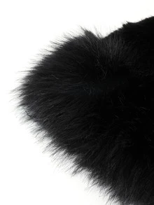Rylithe 1/2pcs Korean Style Fluffy Hat Winter Women Thickened Fleece | Cute Solid Color Mongolian Style Outdoor Windproof Warm Hat - Multicolor - View 3