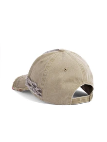 Rollcall 1 Piece Black Rebel Embroidered Baseball Hat, Vintage Washable Hat, Fashionable Casual Street Sun Hat - Multicolor - View 2