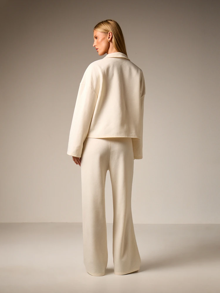 Collared Top And Trouser Co-Ord Set