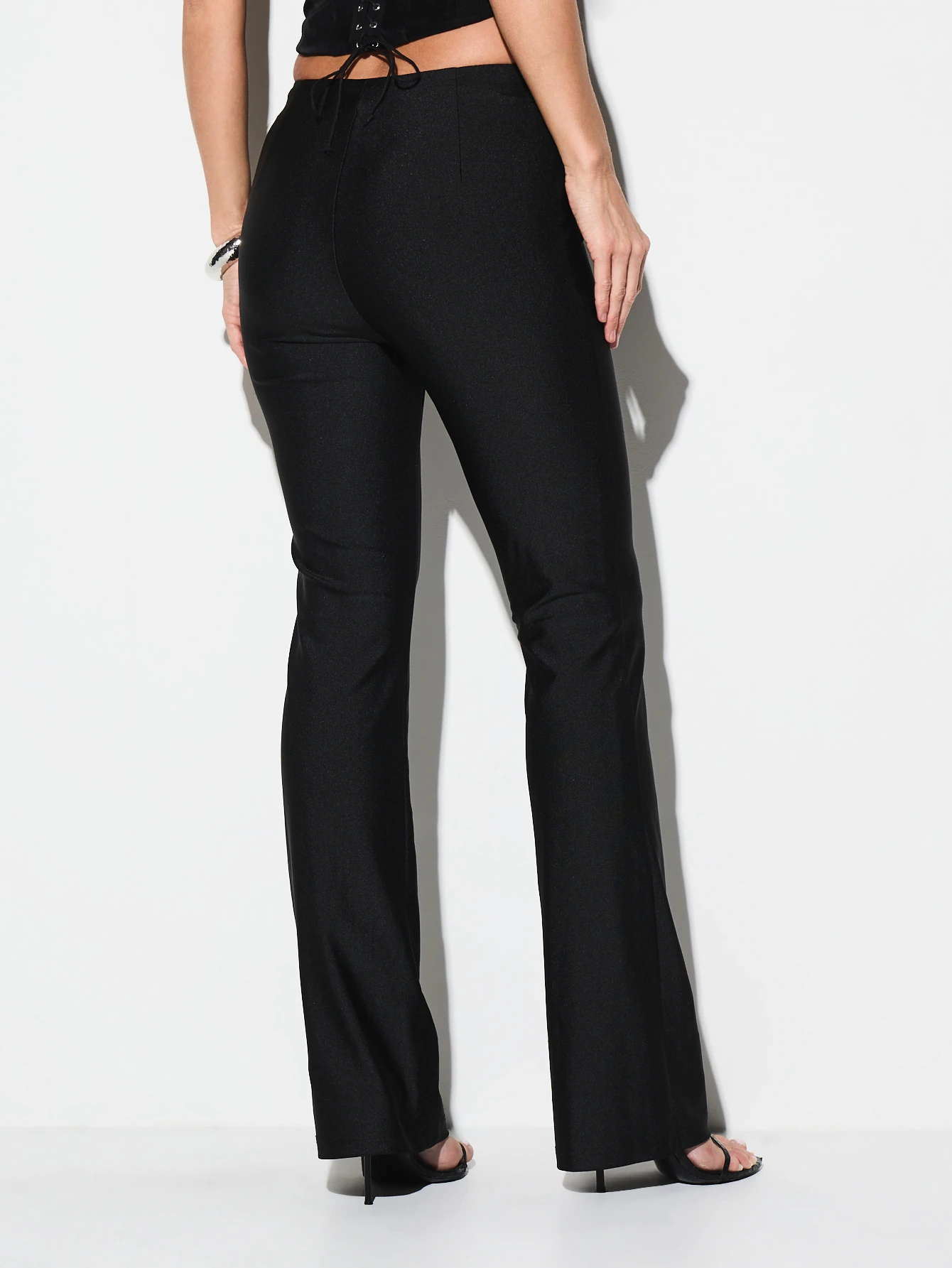 KIZN High Waisted Flared Disco Pants