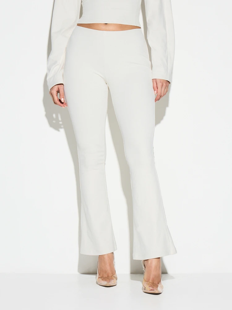 KIZN Fleece Lined Flared Trousers