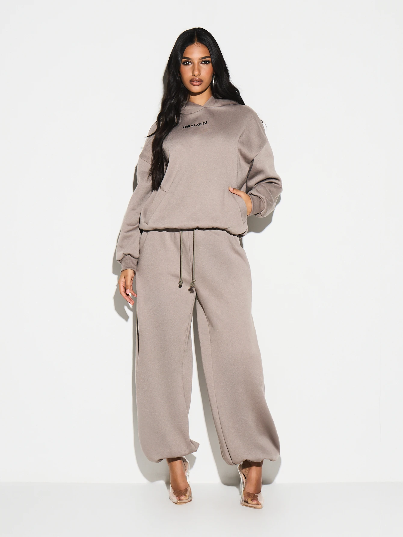 KIZN Oversized Hooded Sweatshirt With Centre Pocket