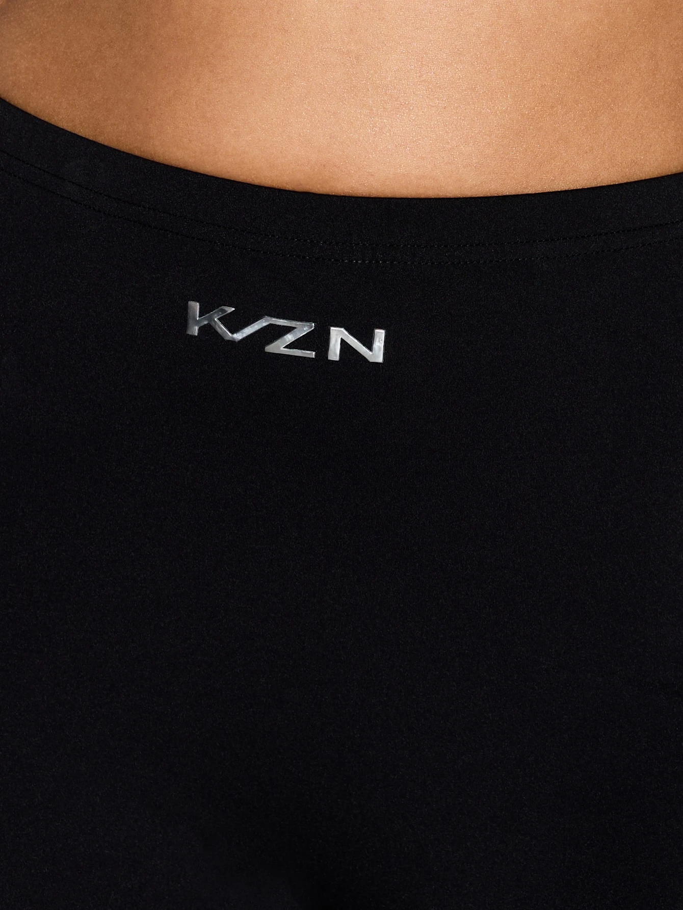 KIZN Leggings capri de cintura alta con ajuste elástico