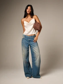 AiiRZ Áo tank top hai dây cổ đổ bằng vải satin có họa tiết dành cho nữ, có dây buộc phía sau và dây đeo có thể điều chỉnh, thích hợp cho những dịp hè thường ngày. - trắng - Xem 3