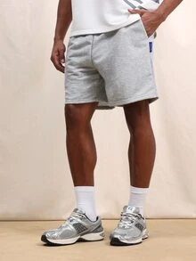 SUMWON Oversized Logo Print T-Shirt And Casual Shorts Two Piece Co-Ord Set Summer Streetwear Collection - White - View 4