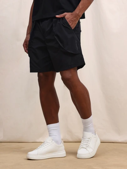 SUMWON Men's Regular Fit Pull-On Golf Shorts With Side Paneling Drawstring Waist Casual Flat Front Active Outdoor Summer Sports Bottoms