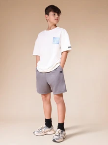 SUMWON 青少年男孩T恤套装 - 杏色 - 查看 2