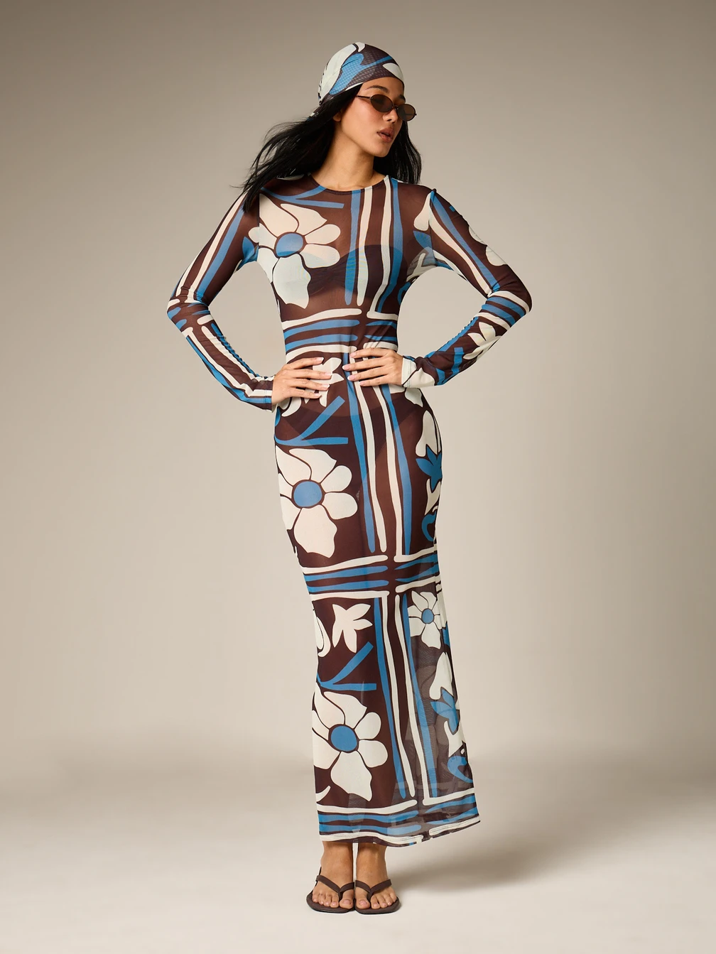 long sleeve maxi dress summer Plus Size Linen with Sleeves 49.1 in Iisla & Bird long sleeve