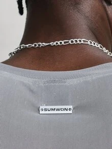 SUMWON Camiseta de manga larga con malla, cuello redondo, ajuste atlético, estilo ajustado, ajustada, para uso en el gimnasio - Gris - Ver 6