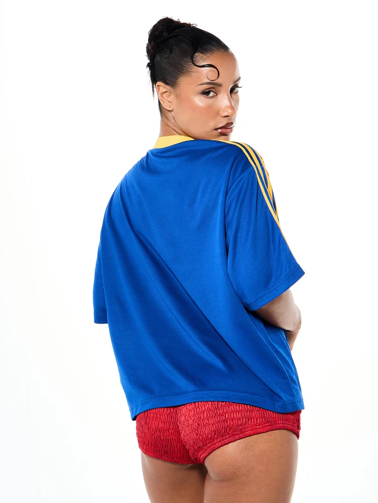 SUMWON Oversized Colombia Football Jersey With V Neck
