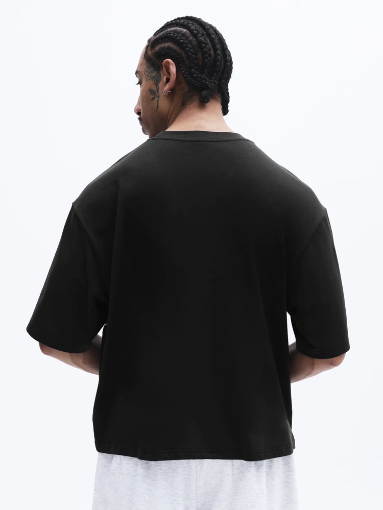 SUMWON Oversized Tee With Contrast Piping