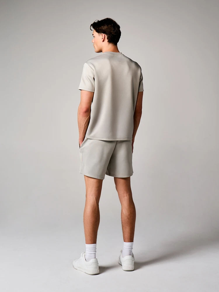 Classic Zip Pocket Tee And Shorts Co-Ord Set Summer Casual Matching Tracksuit Loungewear Outfit Two Piece Set