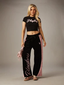 Missguided x Playboy Áo thun nữ - màu đen - Xem 4