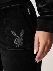 Missguided x Playboy Quần thể thao nữ - màu đen - Xem 6