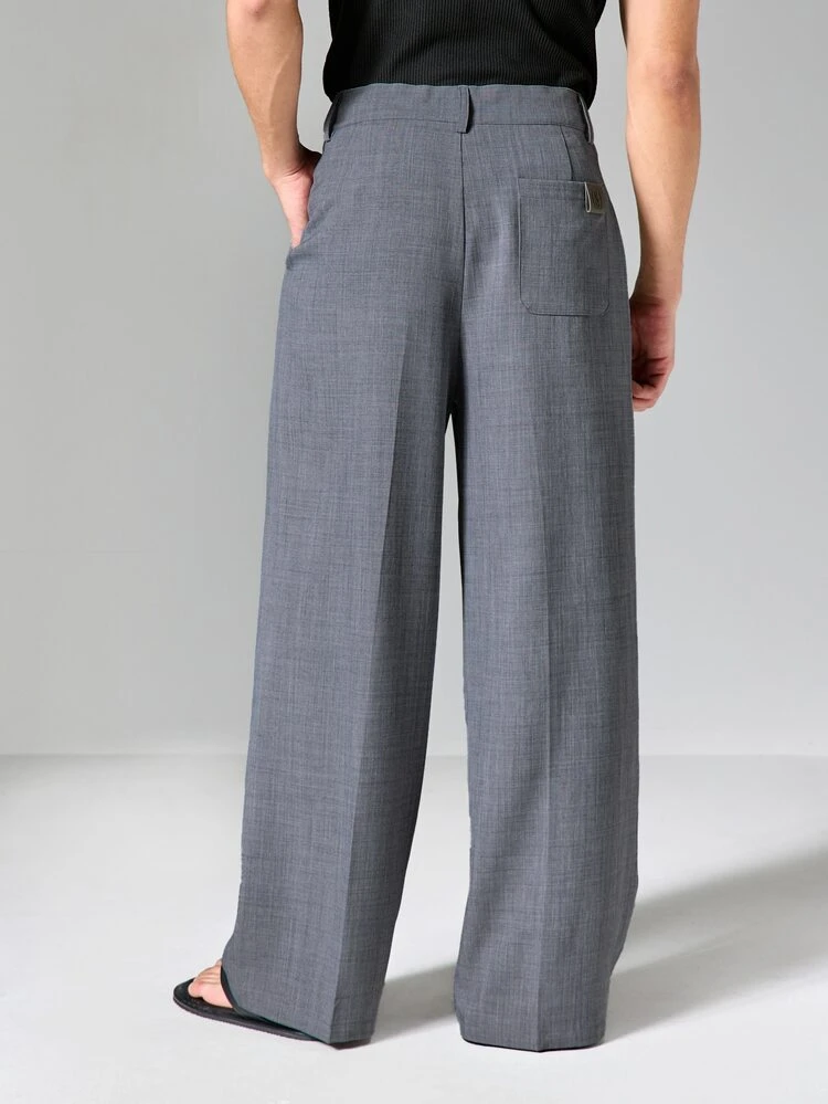 Wide Leg Relaxed Fit Drawstring Waist Casual Pants Comfortable Loungewear Daily Wear Fall Winter Fashion Trousers With Side Pockets