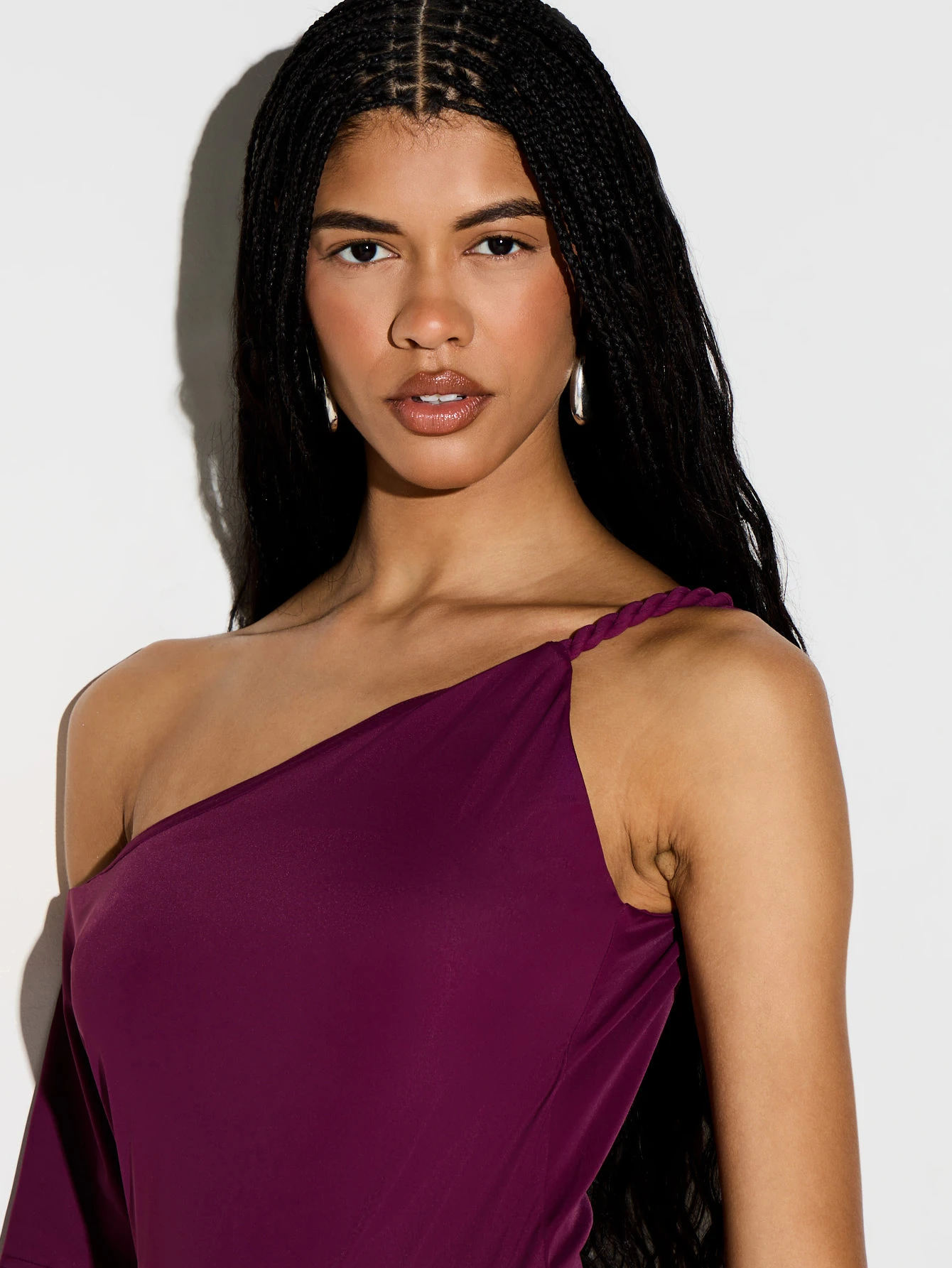 KIZN Off Shoulder Bodycon Mini Dress With Tie Detail
