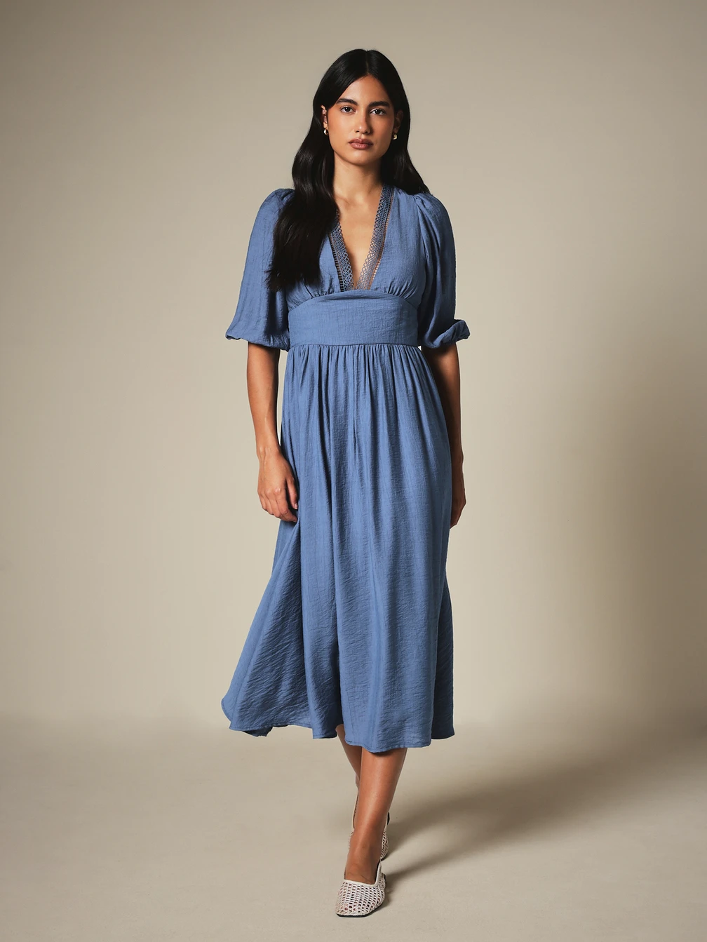smocked waist beach dress Cabana Life - Stripe Smocked Waist Dress - Navy