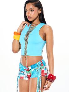SUMWON WOMEN Women Tops - Blue - View 5