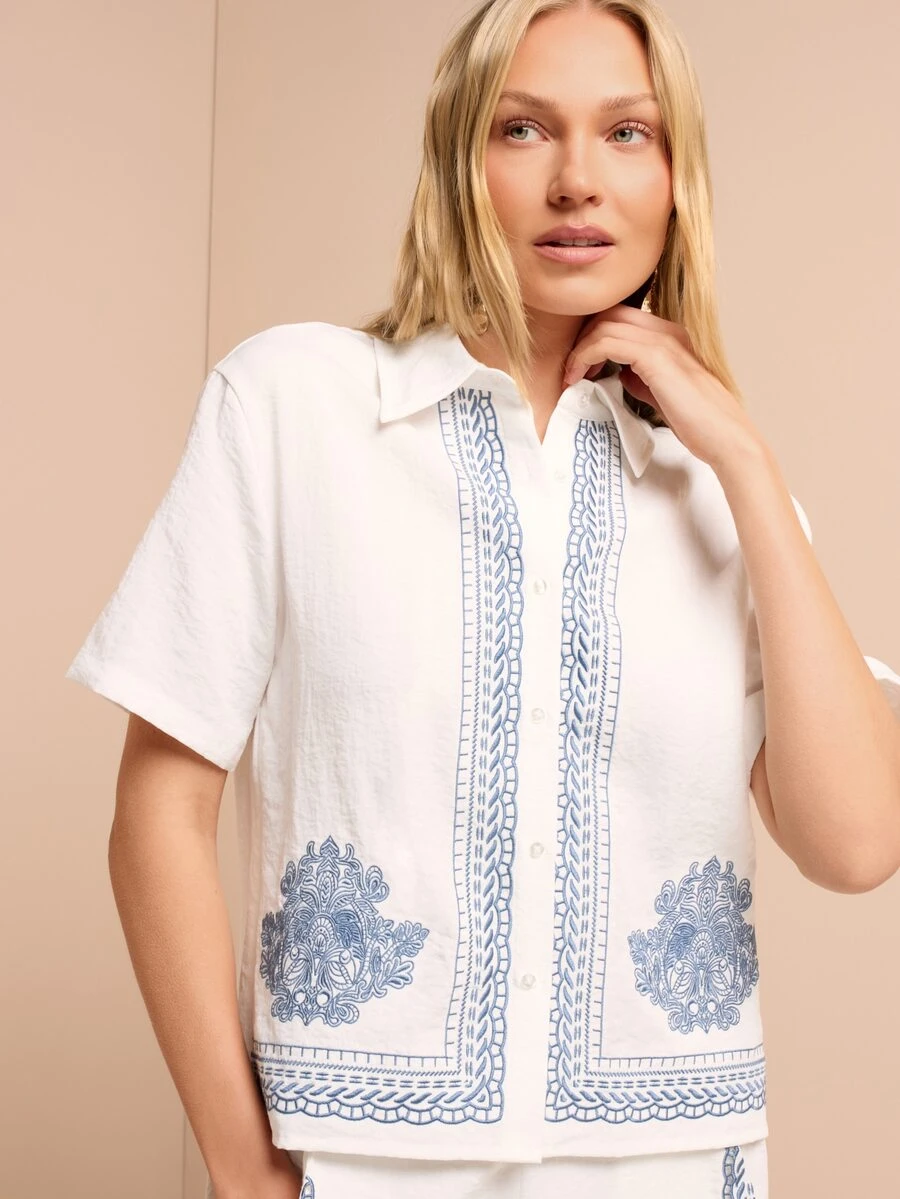 Blusas y camisas para mujer - Blanco - Ver 1